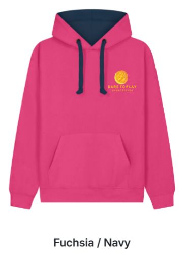 Copleston contrast colour leavers hoody